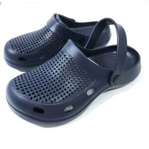 Women Navy Blue Clogs Size 6.5, Beslip Garden Clogs